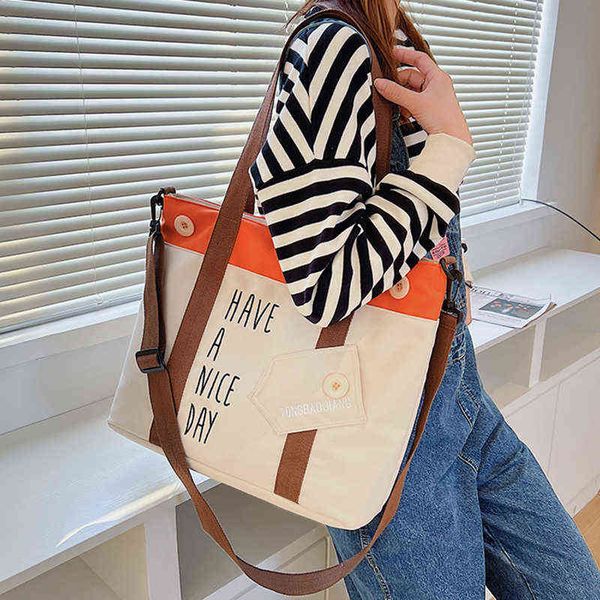 

evening bags luxury brand designer shopping women 2022 canvas shoulder bag large capacity portable travel vacation handbag sac Ã main 220420
