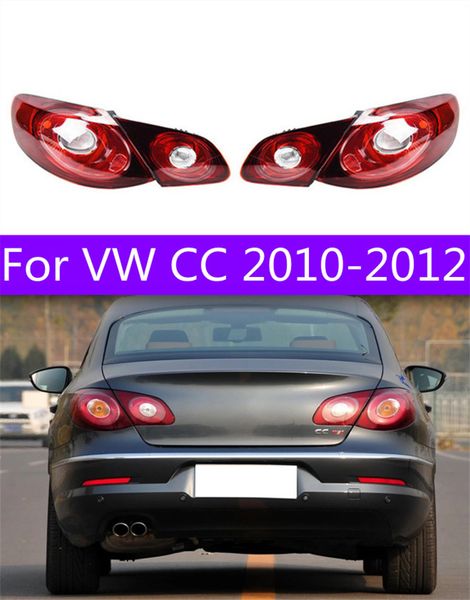 

auto tail lamp for vw cc 2010-2012 taillights rear lamp led drl running signal brake reversing lights