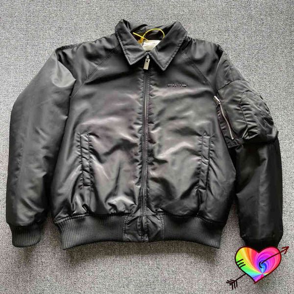 Siyah 1017 Alyx 9SM Ceket 2022 Erkek Kadın Yüksek Kaliteli Metal Alyx Coats Fermuar Bez Etiketi Varsity College Ceket T220803