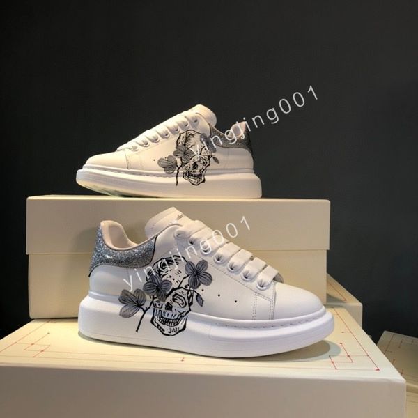 

2022 women leather laureate platform 34-46 desert boot martin boots white star trail lace-up ankle winter booties high heels yn220508, Black