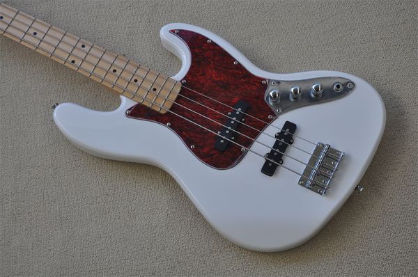 

electric bass 4 strings maple fingerboard silver accessories
