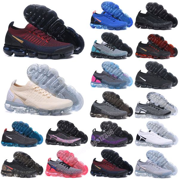 

2018 vapores fk mens running shoes fly 3.0 oreo pink purple multi-color triple black white south beach desert sand vivid tint women trainer