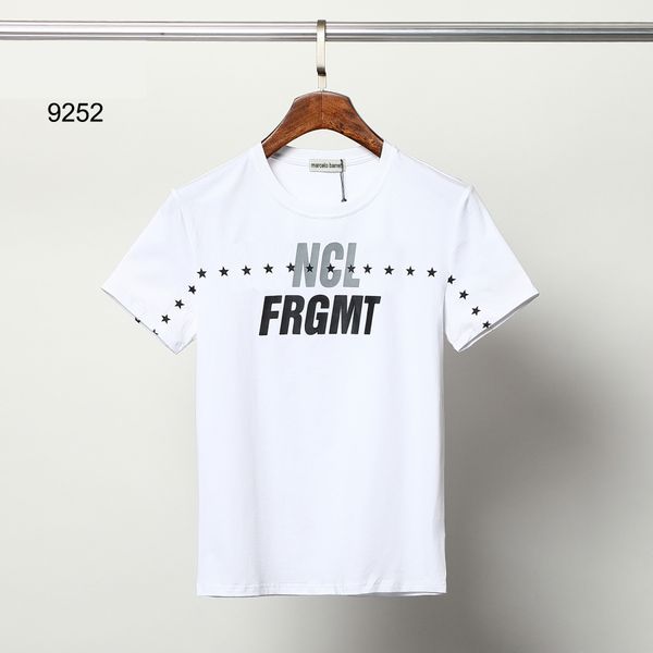 

marcelo berrett 2022ss new men's t-shirts mens designer brand t shirts women short sleeve italy fashion 3d printing 100% cotton tees 55, White;black