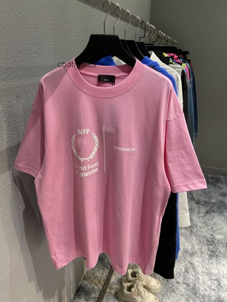 

balenciga t shirts designer t shirts 2022 mens fashion spring summer high version b wheat grain printing loose round neck brand os t-shirt s, White;black