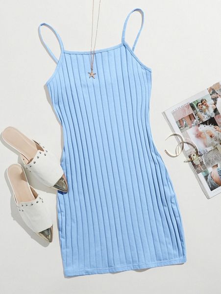 

rib knit bodycon dress n8xd#, Black;gray