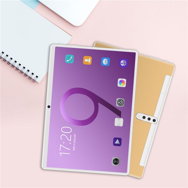 2022 Nuovo Pad T10W 6GB RAM 128GB ROM 10.1 pollici 10 Core Vendite in fabbrica con tastiera Android 8 Google Play Tablet PC con scatola