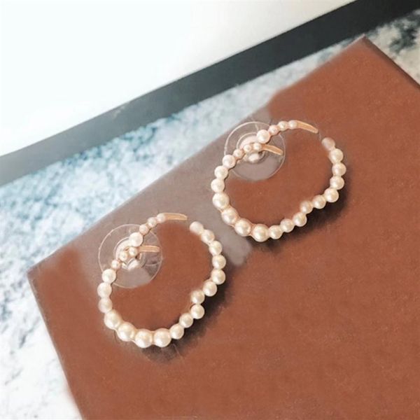 

fashion stud earrings for women designers peal earring jewelry luxurys love studs g earring men hoops ornaments necklaces new 2202320d, Golden;silver