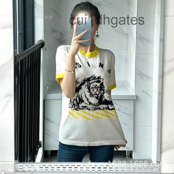 

2022 designer di or t shirt and tees dress d family 2022 summer new casual t-shirt women's loose versatile ani, White