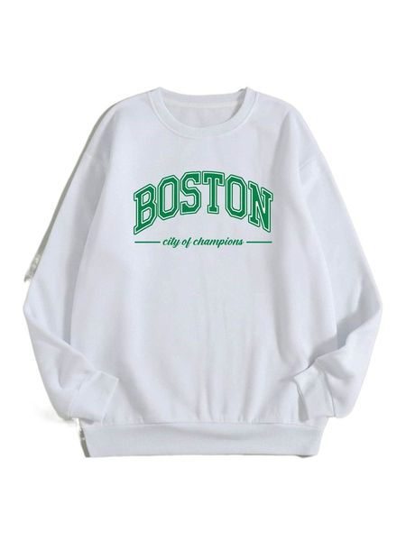 

letter graphic thermal pullover c464#, Black