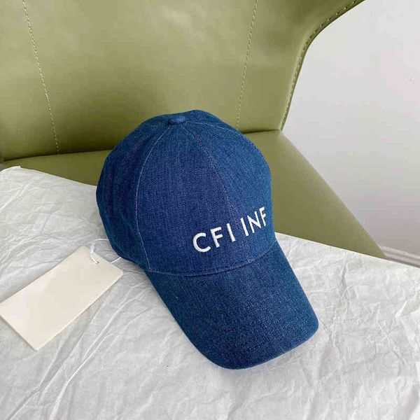 

ball caps live webcast red same early autumn cowboy blue letter c baseball cap ce family duck tongue, Blue;gray