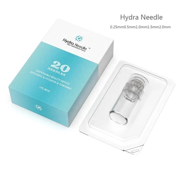 Глобовидный ролик Cletina 0,25 мм Hydra 20 Pins Микронигл для лица для лиц Борода Рост волос и инструменты по уходу за кожей устройства