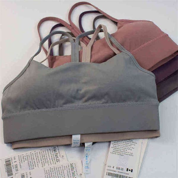 

lulu classic fashion flow y women bras breathable sports vest jogging padded gym bra camis female underwear running lingerie tanks 0qll, Red;black