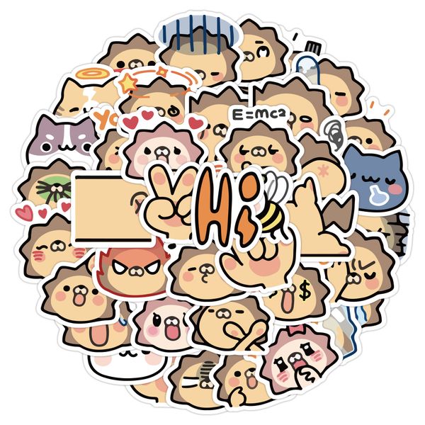 

40pcs cute cartoon stickers pack for mobile phone case water cup water bottle lapsuitcase hand account decals wholesale