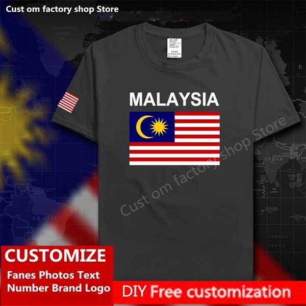 Malaysia country shirt shirt Diy Jersey Custom