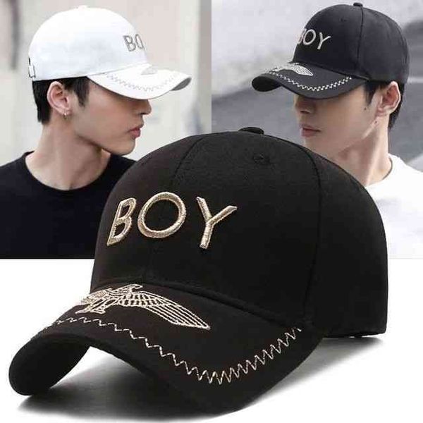 

designer bucket trucker baseball hat mens womens spring autumn boy tide br duck tongue ins european and american cap summer versatile couple, Blue;gray