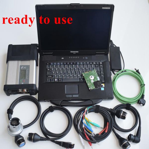 MB Star C5 Sd Connect Tool mit neuester Version 2023.12 V SSD HDD Laptop CF-52 Diagnosescanner für MB Star Cars Diagnose