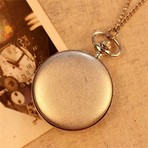 

2020 fashion luxury vintage men's pocket watch stainless steel eagle fashion necklace pendant pocket watch relogio masculino t200502, Slivery;golden