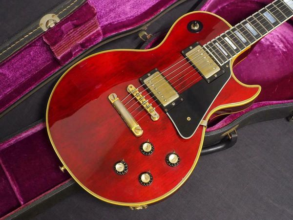 

paul custom wine red electric guitar