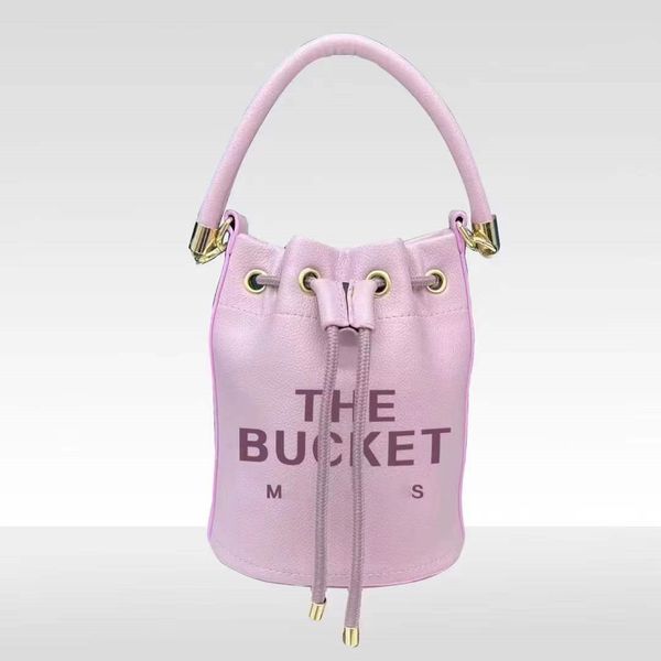 Donna The Bucket Bags borse a tracolla firmate borsa di lusso tote bag Fashion String Buckets pochette PU 22cm Multi Color Alta qualità