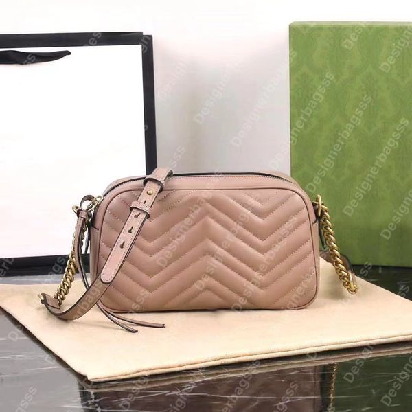 lüks çanta Satchel Kadınlar için Tasarımcı kamera çantaları Double G Marmont küçük omuz çantası 443497 Messenger çanta Zip üst kapatma İç açık cep bayan çantası