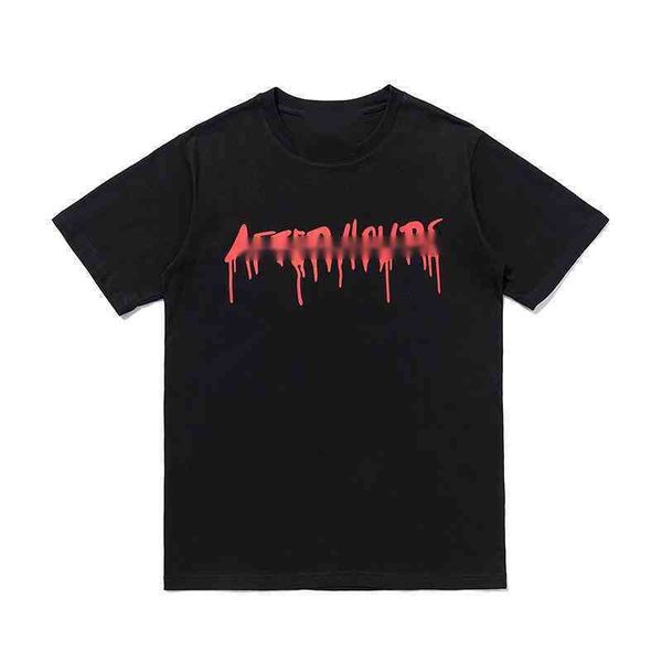 

designer t shirt tide brand v 22 lone sweatshirt american hip-hop loose oversize short-sleeved t-shirt classic big print men and women hi9, White;black