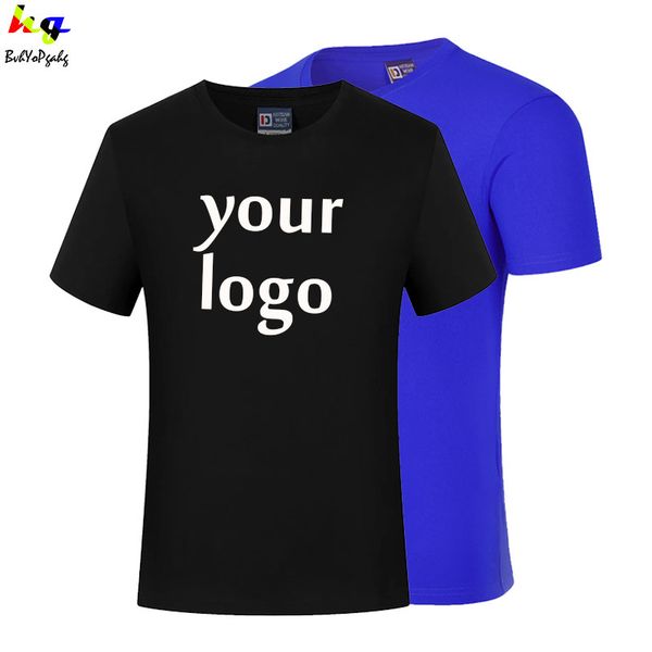 

summer cotton tshirt customizationdesign men and women casual shortsleeved tshirt teamadvertising shirt 220609, Black