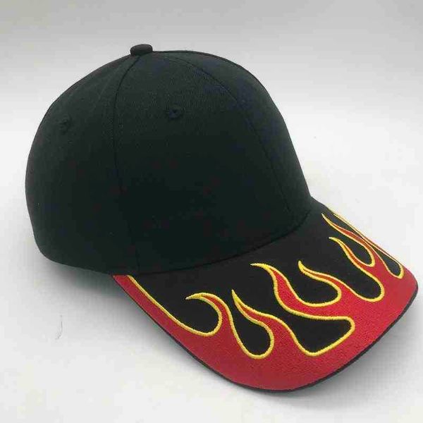 

ball caps 100% cotton brand mens baseball street embroidery flame hip hop baseball cap n, Blue;gray