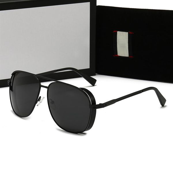 

flat sunglasses gold frame attitude luxury designer sun glasses mens gafas de sol with box 10 color305f, White;black