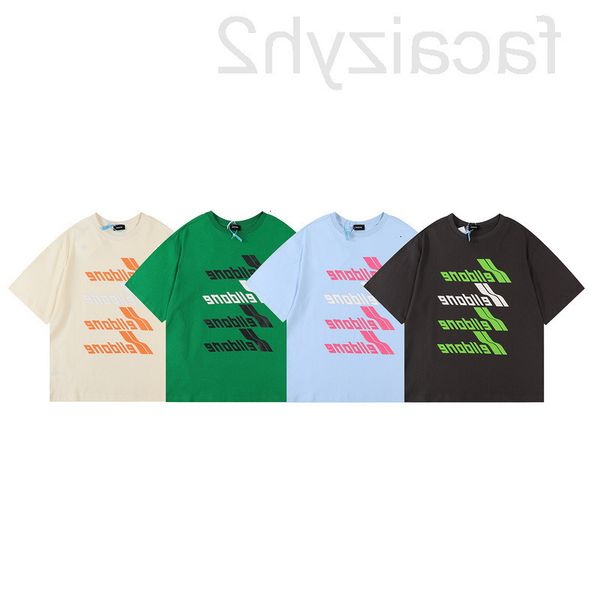 

men's t-shirts designer 2022 early spring new we11doe bullet screen letter four row contrast color t-shirt korean fashion couple short, White;black