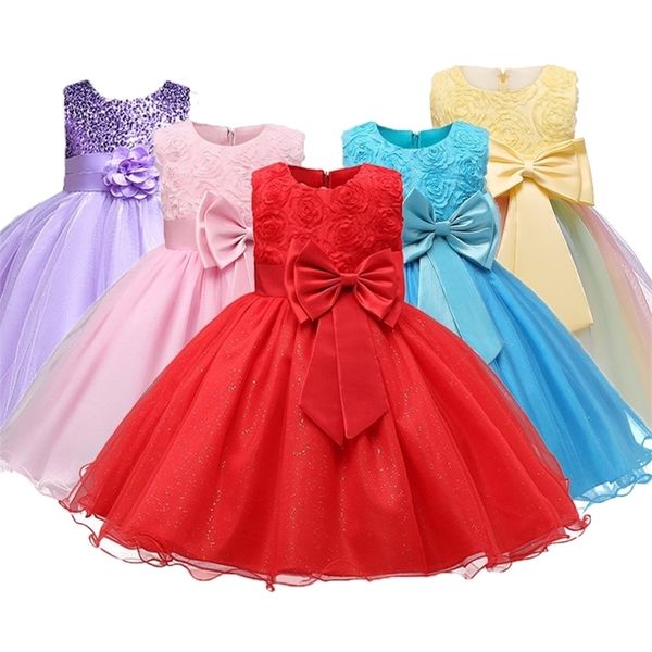 1-12 anni adolescenti Ragazze Vestono Festa di Nozze Principessa Natale Dresse per ragazza Costume Bambini Cotone Abbigliamento per ragazze 220422