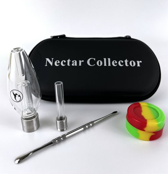 510 Nectar Collector Kit di uccello a miele I tubi fumanti set di kit di vetro nc piattano a piattaforma olio set di bong di vetro paglia