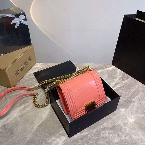 

fashion 2022 new classic designer bag shoulder genuine leather mini wallet designe custom luxury brand handbag channel women's bag gold