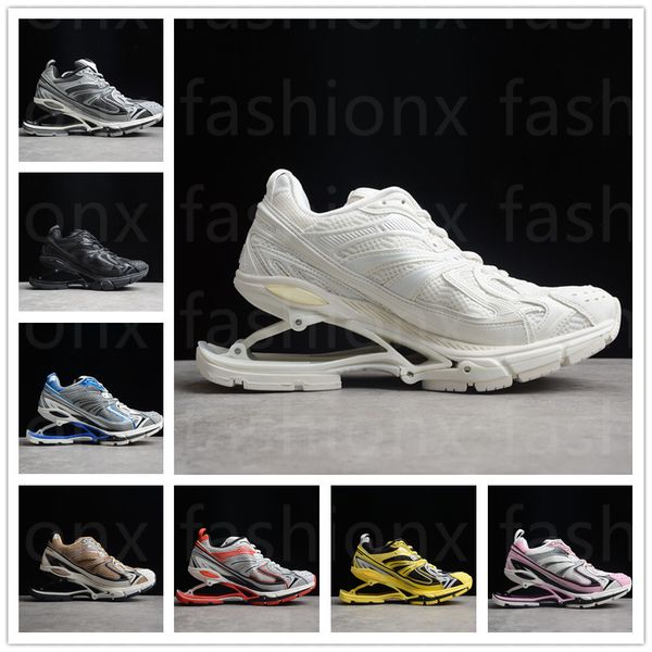 

men women platform shoes triple-s spring shoe black white yellow elasticity sole mens casual sneaker size 35-46