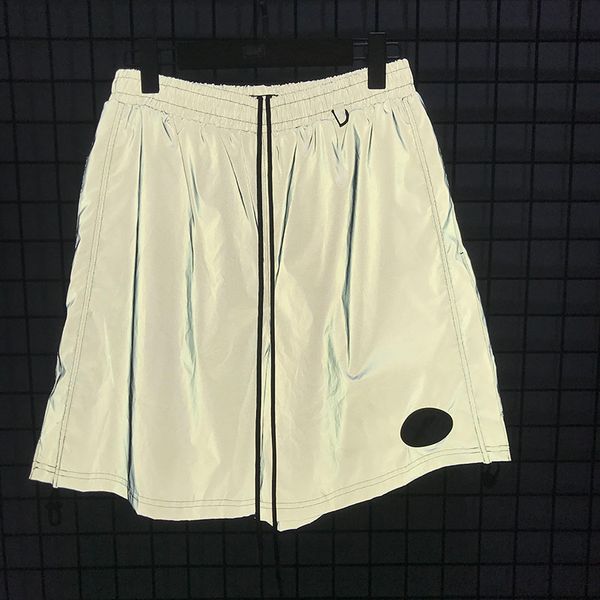

inside mesh breechcloth hip hop 3m reflective shorts, Black