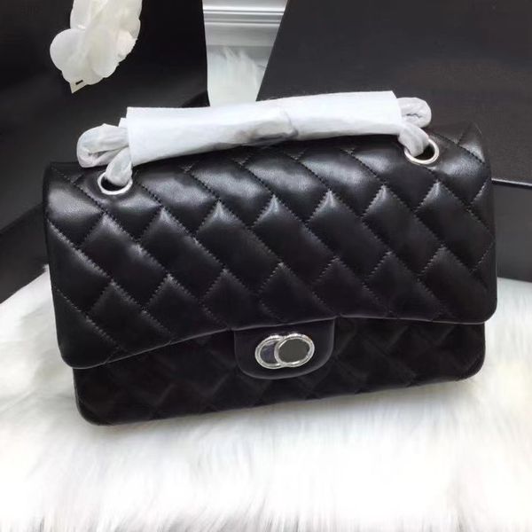 

designer bags women bag handbags shoulder bags totes black calfskin classic diagonal stripes quilted chains double flap medium cross body cc
