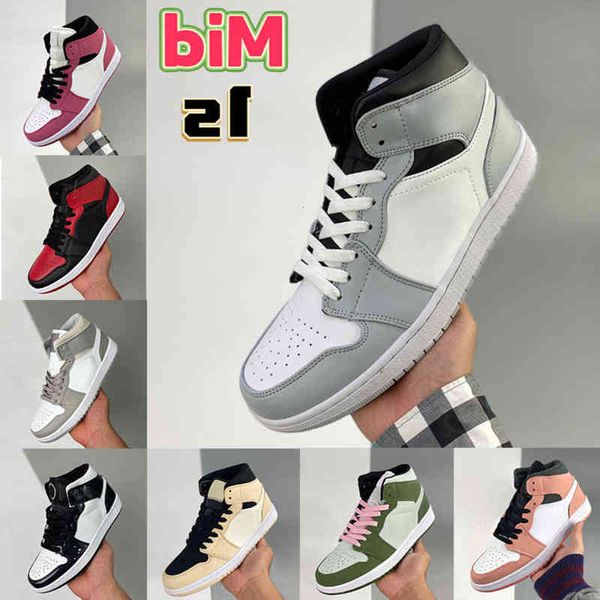 

dr shoes uality jardons mid 1 1s mens basketball light smoke grey 2, Black
