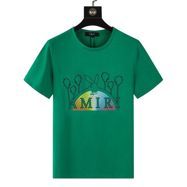 

luxury designer men's t-shirts dress shirt summer men's and women's with monogrammed casual fashion streetwear multiple color, White;black