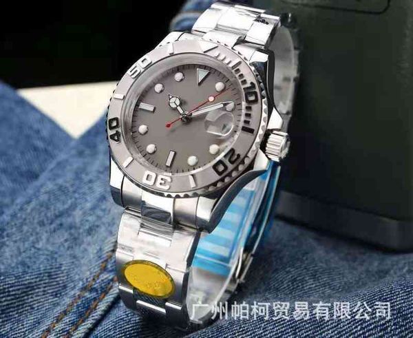 

luxurious yachtmaster watch for men 8qyi n the full-automatic swiss mechanical luminous and diving, Slivery;brown