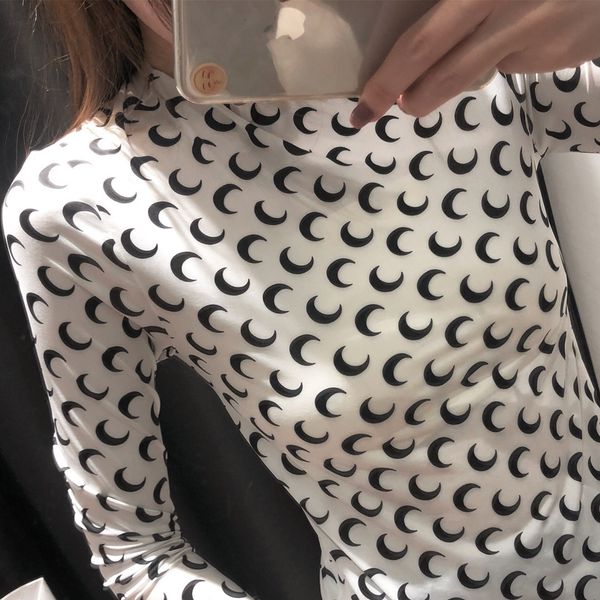 

men's t-shirts designer spring / summer 20 ins super fire printing t-shirt moon bottoming shirt fluorescent green sunscreen clothes ice, White;black