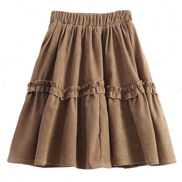 

4 to 16 years kids amp teenager girls ruffle flare skirts children girl fashion fall winter khaki casual skirt clothing, Blue