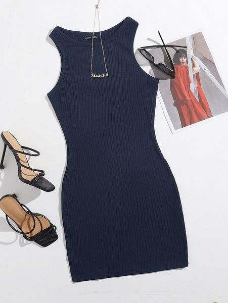 

rib-knit bodycon dress j9av#, Black;gray