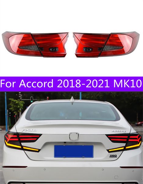 

tail lights parts for accord 18-21 mk10 taillights rear lamp led drl running signal brake reversing parking light facelift