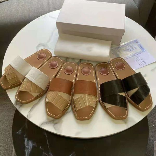 

women slippers beach shoes 2021 summer fashion color matching flat luxury brand summer selling, Black