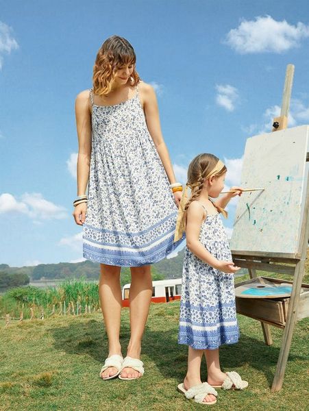 

toddler girls 1pc paisley print slip dress she, Red;yellow