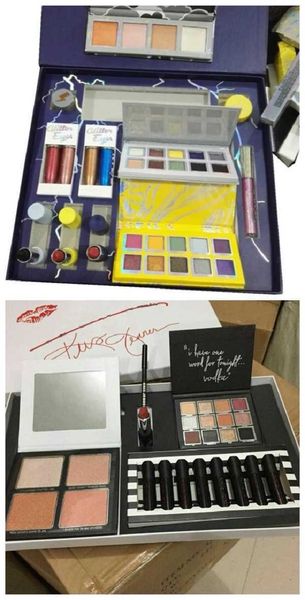 

christmas makeup bundle set holiday collection halloween cosmetics kit weather/momager kollection glitter eyeshadow liquid lipstick