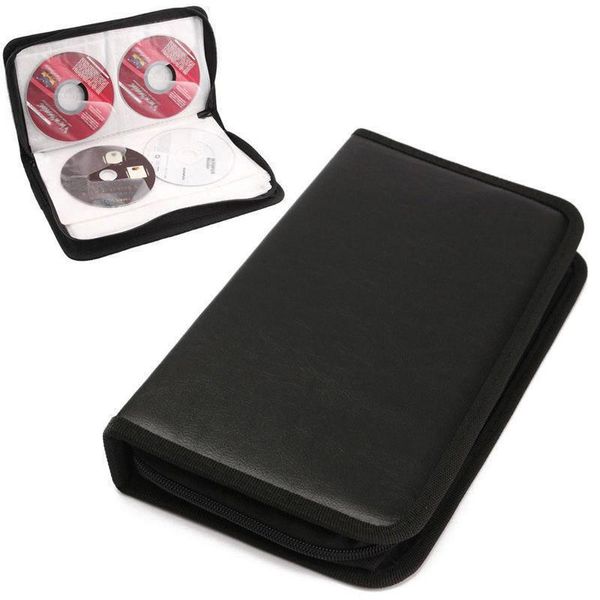 Авторажающий ПК PU Имитация кожа CDBAG CD DVD VCD держатель диска портативная папка кошелька для хранения кошелька.