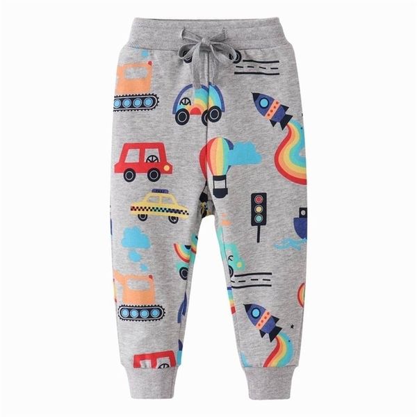 

little maven rocket boys full length pants spring autumn dinosaur pattern baby kids casual pants cotton children boy's trouser lj201127, Blue
