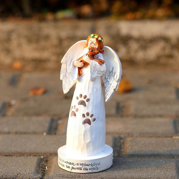 Titulares de vela 1pc Fairy estátua de estátua ornamento resina artesanal anjo anjo castlestick nórdico igreja de decoração de desktop home desktop