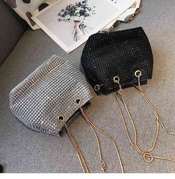 

evening bags shoulder wedding handbag designer clutch diamonds bag rhinestone chain luxury ladies purse handbags 220331