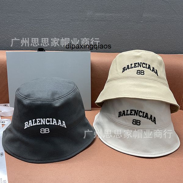 

ball caps designer balencaigass b home 22 new fashion wide brimmed fisherman hat korean personalized letter sunshade cover face outdoor basi, Blue;gray